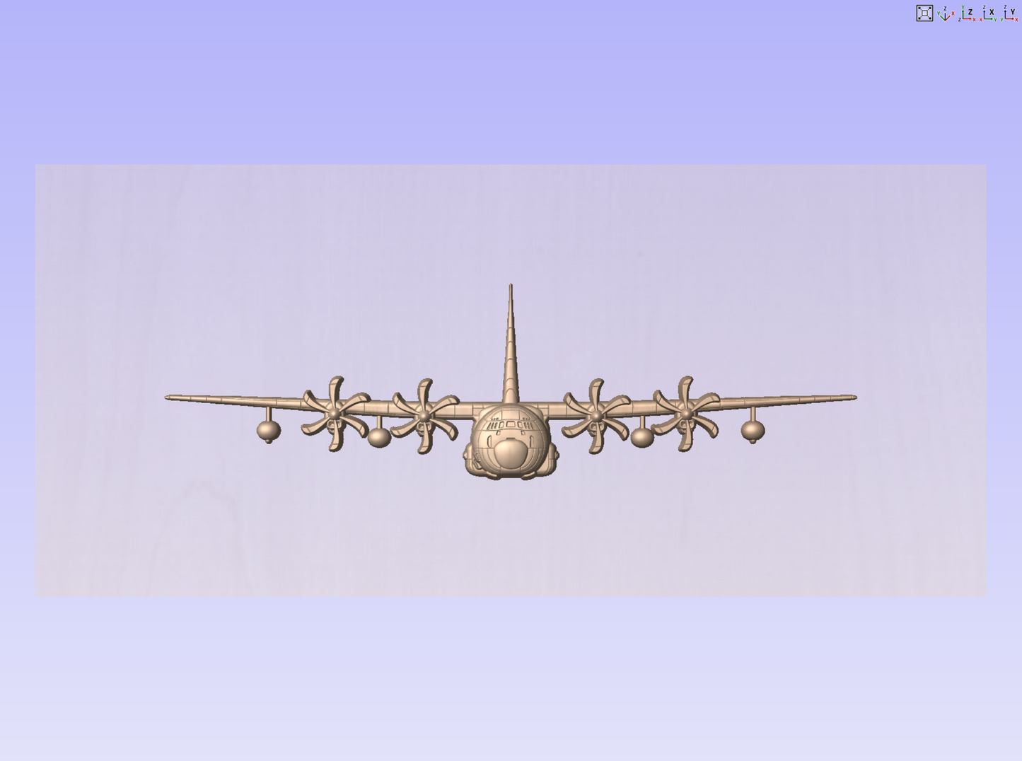 CNC File I KC-130J 3D Model I RathTech Design My Store