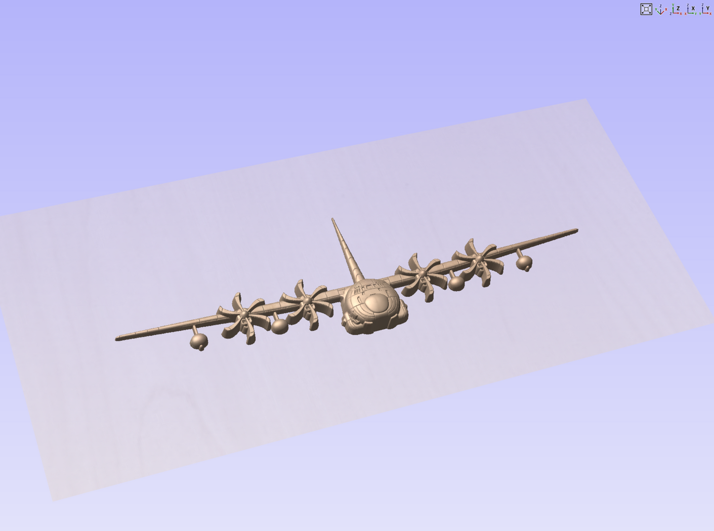 CNC File I KC-130J 3D Model I RathTech Design My Store
