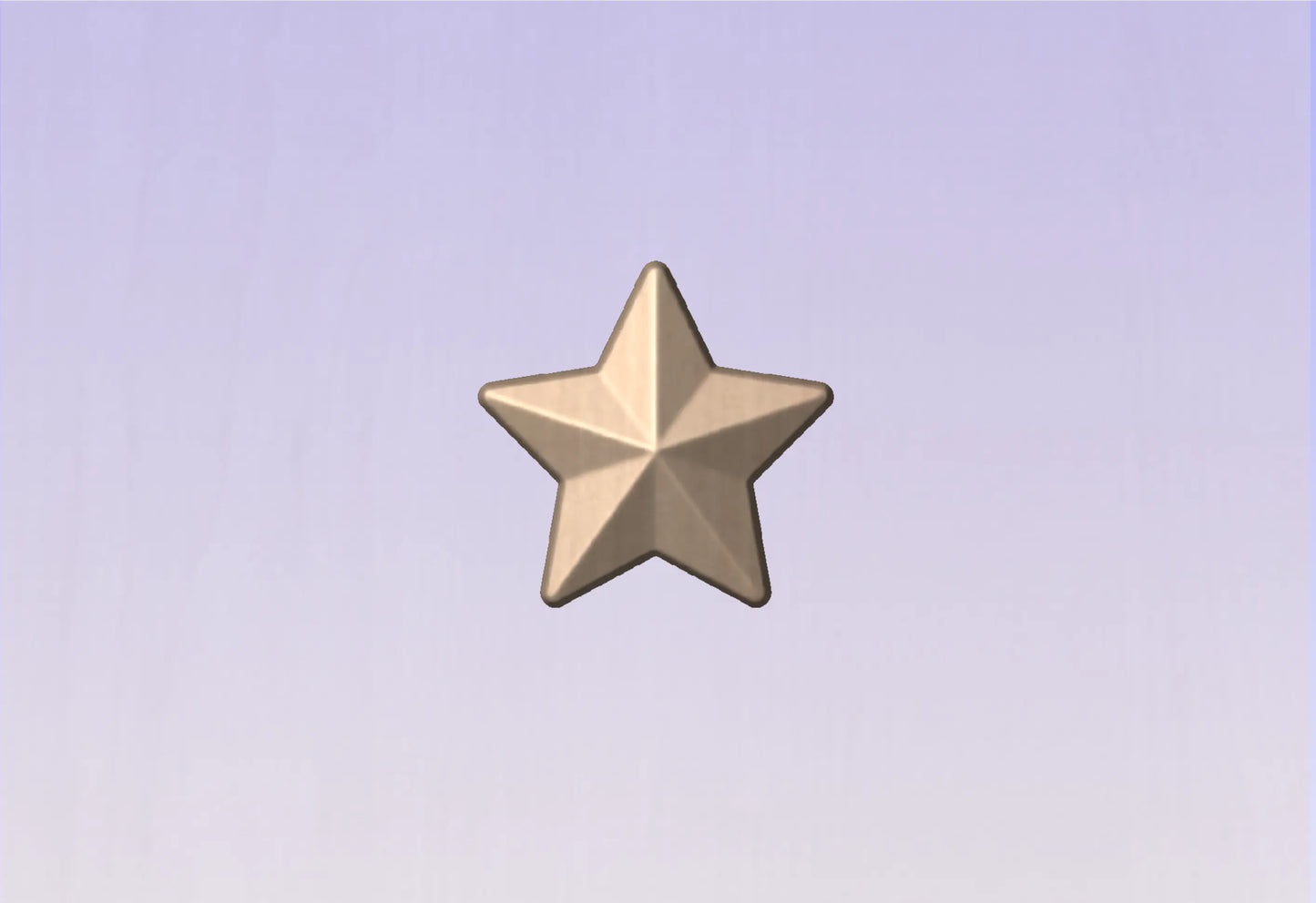 CNC File I US Military Uniform Star 3D Model I RathTech Design My Store