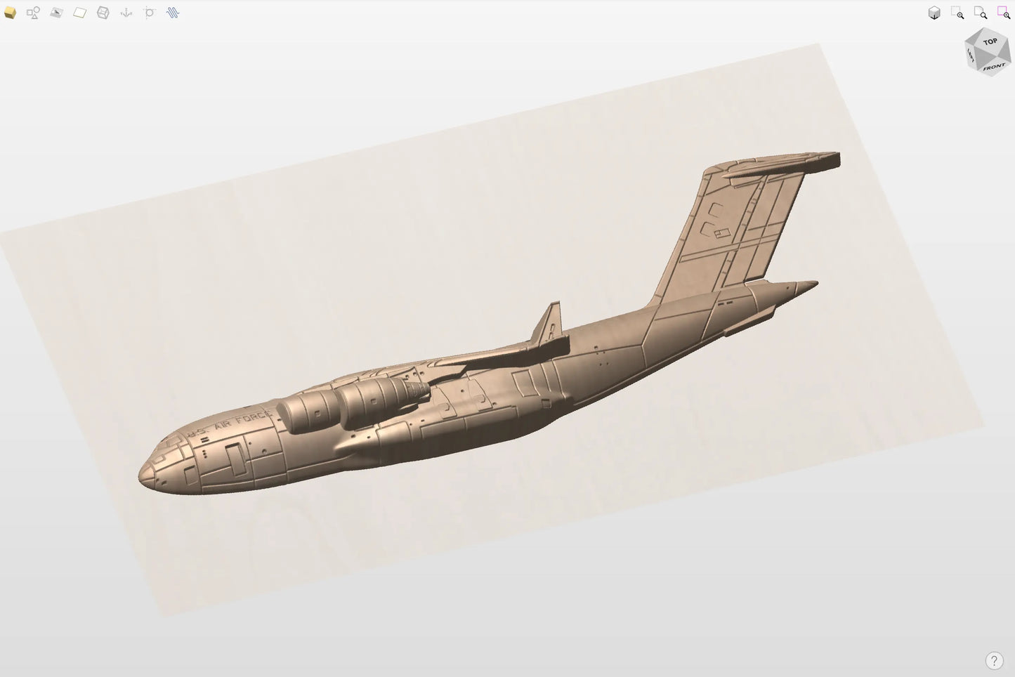 CNC File I US Air Force C-17 Globemaster 3D Model I RathTech Design My Store