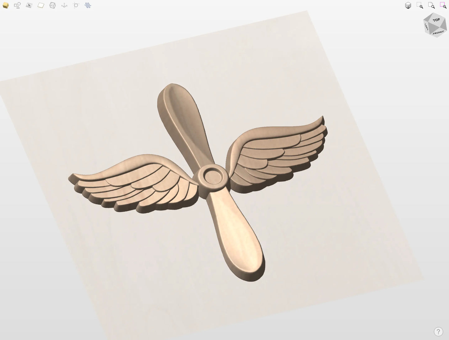 CNC File I US Navy Aviation Machinist's Mate Rating 3D Model I RathTech Design My Store