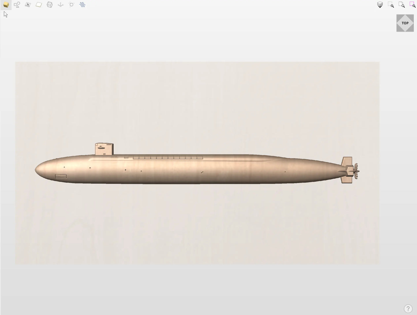 CNC File I US Navy Ohio Class Submarine 3D Model I RathTech Design My Store