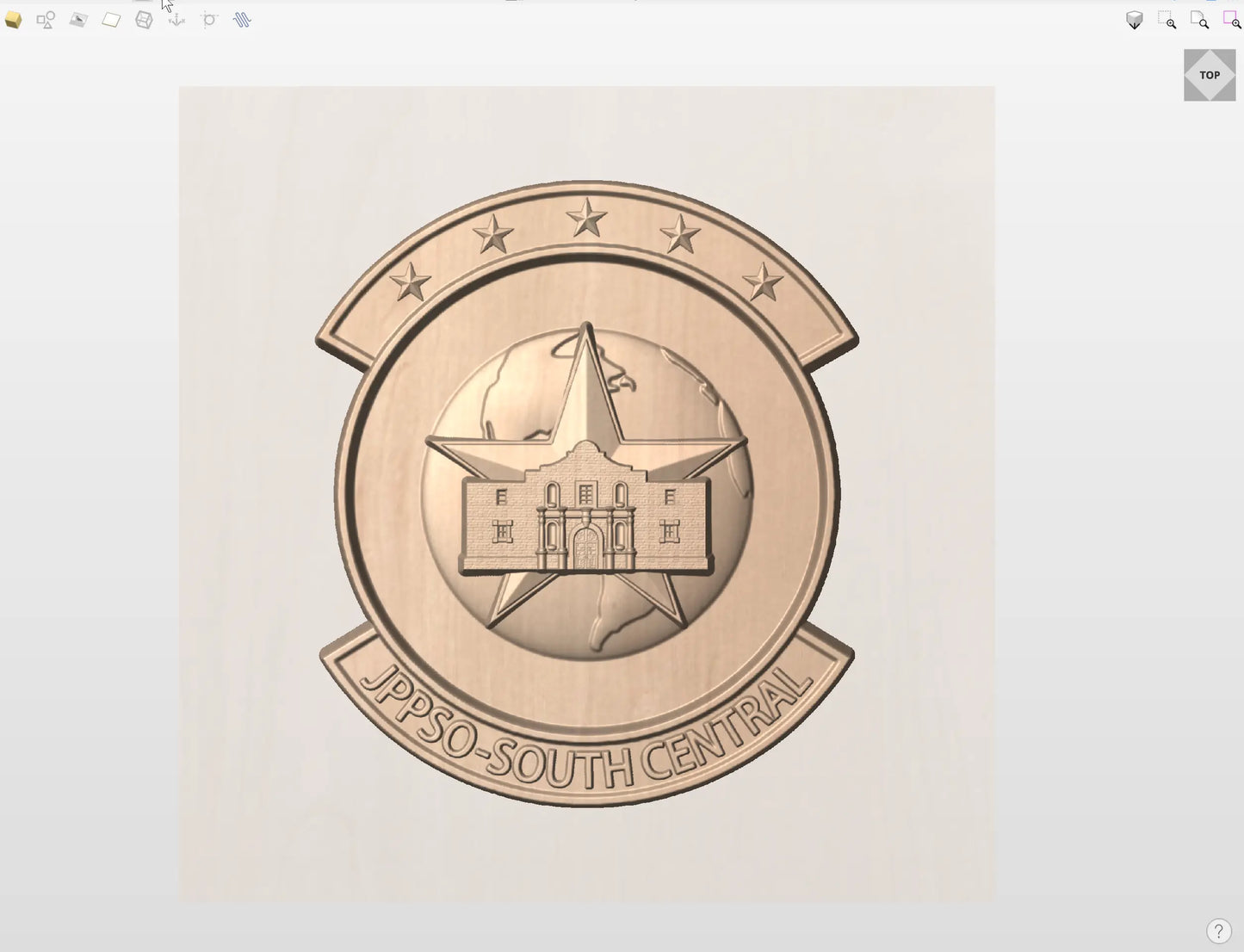CNC File I US Air Force JPPSO South Central 3D Model I RathTech Design My Store