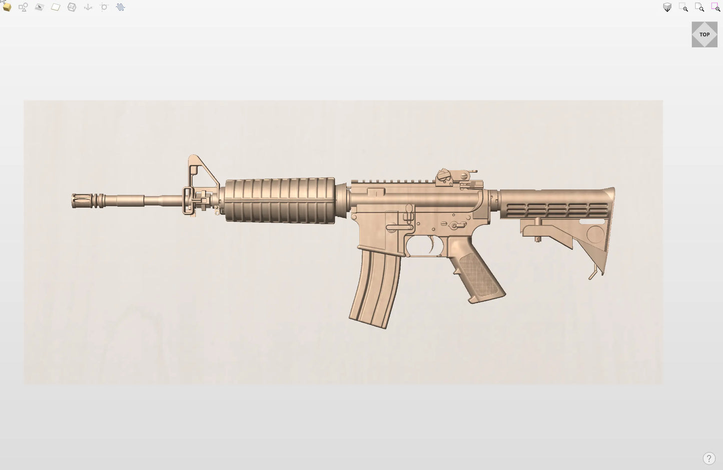 CNC File I AR-15 Slick Side 3D Model I RathTech Design My Store