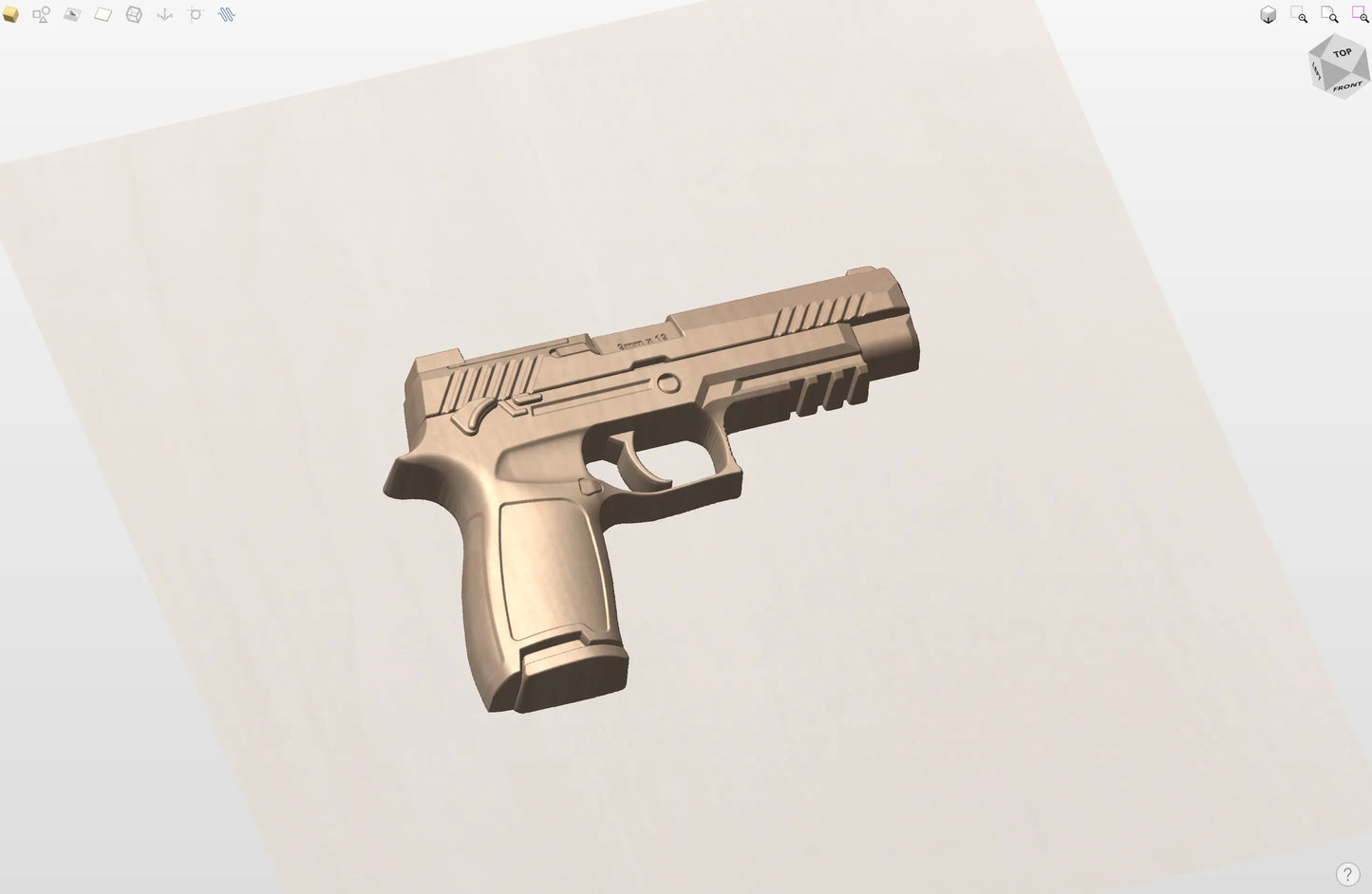CNC File I SIG M17 Pistol 3D Model I RathTech Design My Store