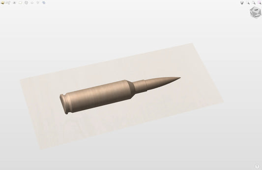 CNC File I Ammo 6.5 Creedmoor Bullet 3D Model I RathTech Design My Store