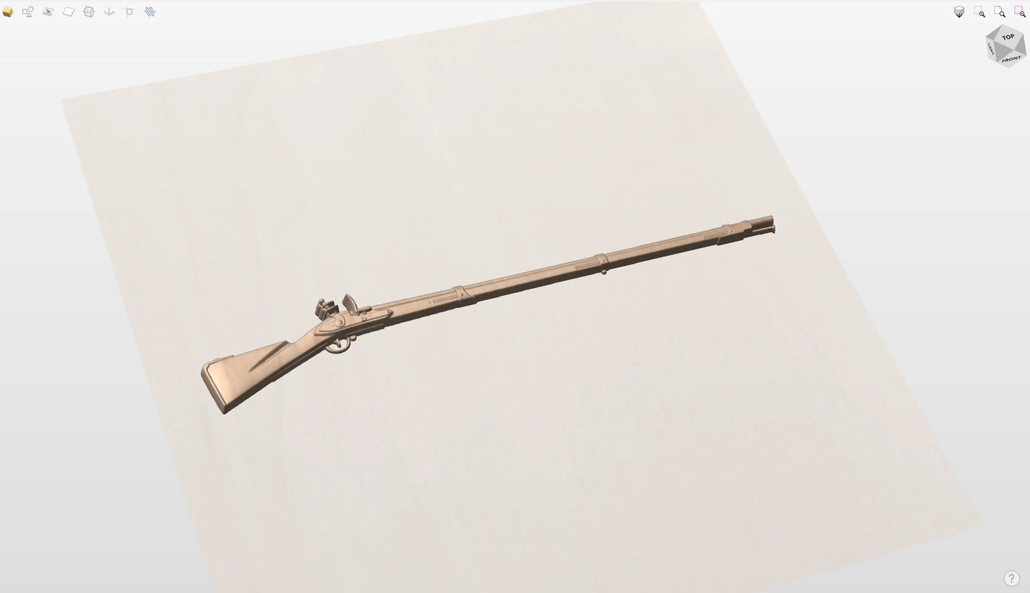 CNC File I Springfield Arsenal Musket Model 1795 Version 1 3D Model I RathTech Design My Store