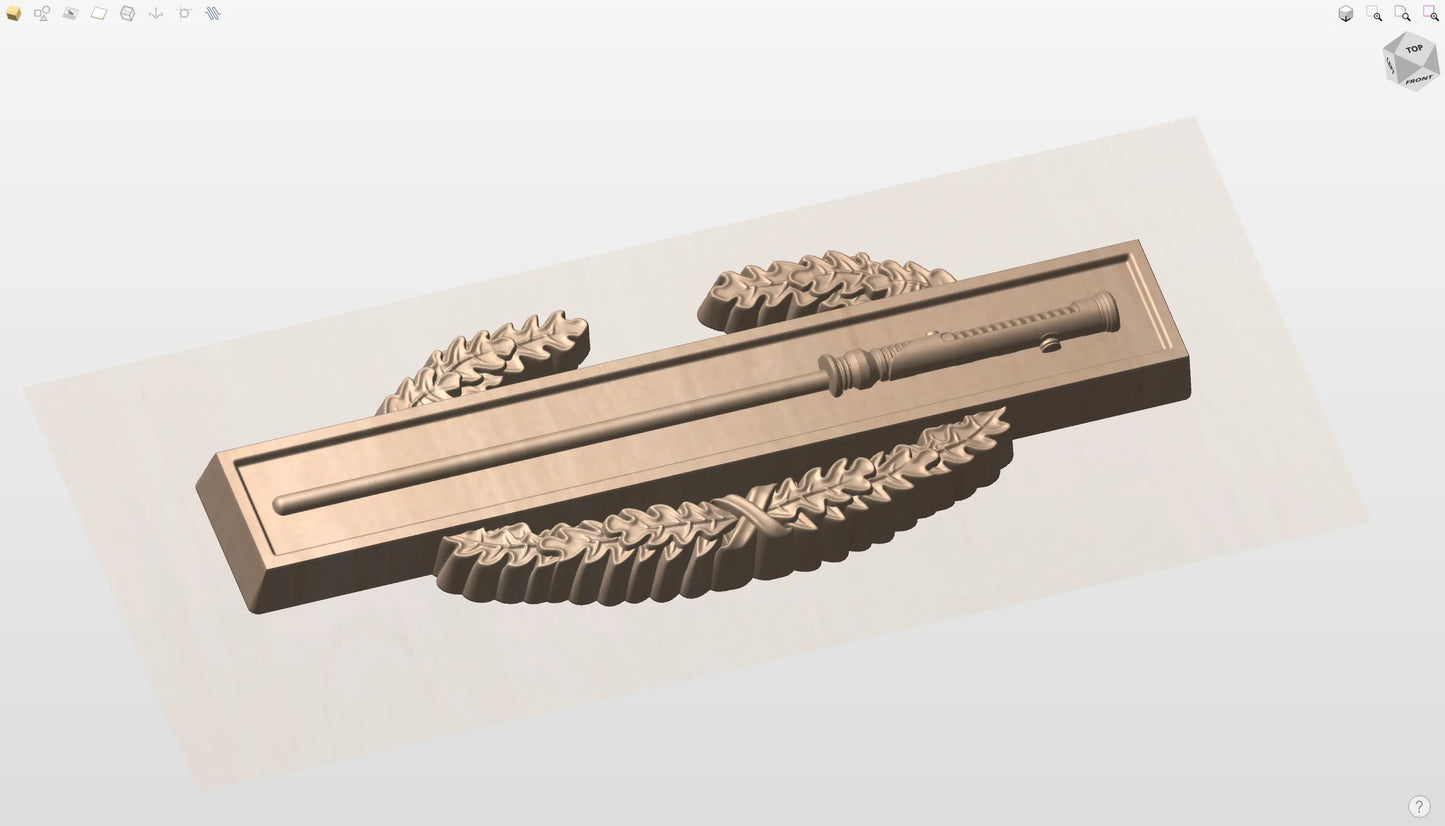 CNC File I US Space Force Combat Infantry Badge 3D Model I RathTech Design - My Store