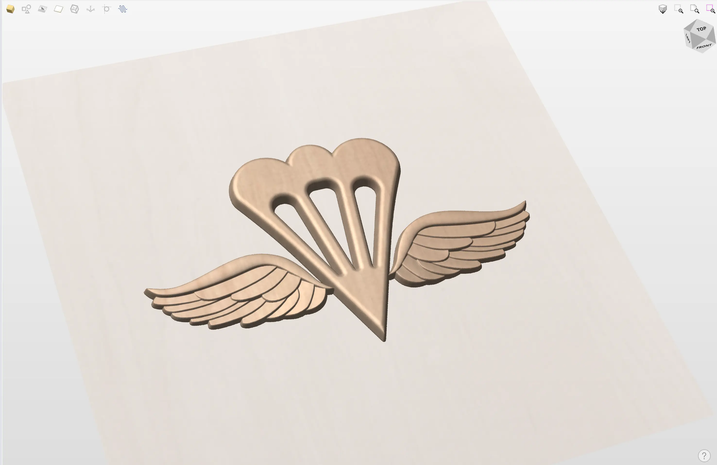 CNC File I US Navy Aircrew Survival Equipmentman Rating 3D Model I RathTech Design