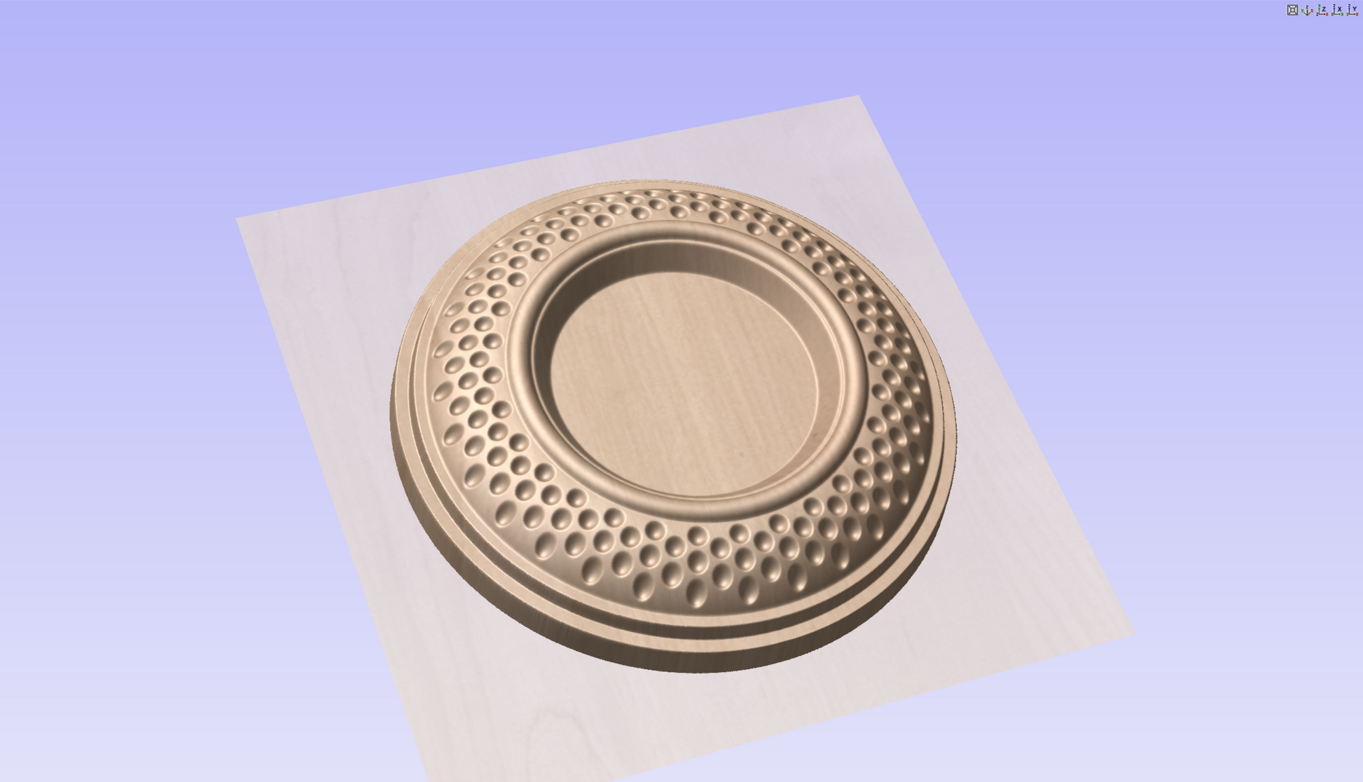 CNC File I Sporting Clay 3D Model 4.25" x 1.00" Version 1 I  RathTech Design My Store