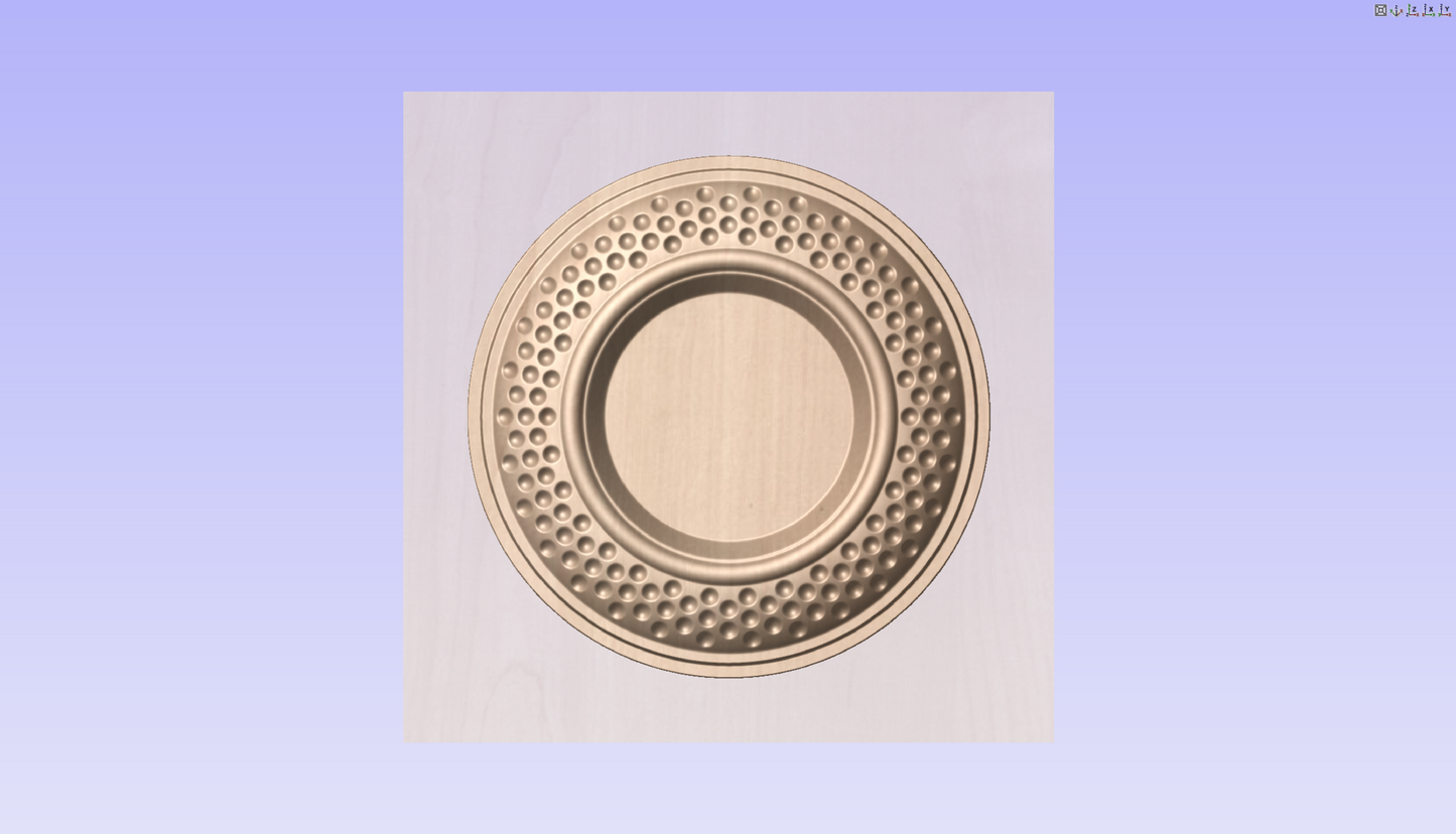 CNC File I Sporting Clay 3D Model 4.25" x 1.00" Version 1 I  RathTech Design My Store