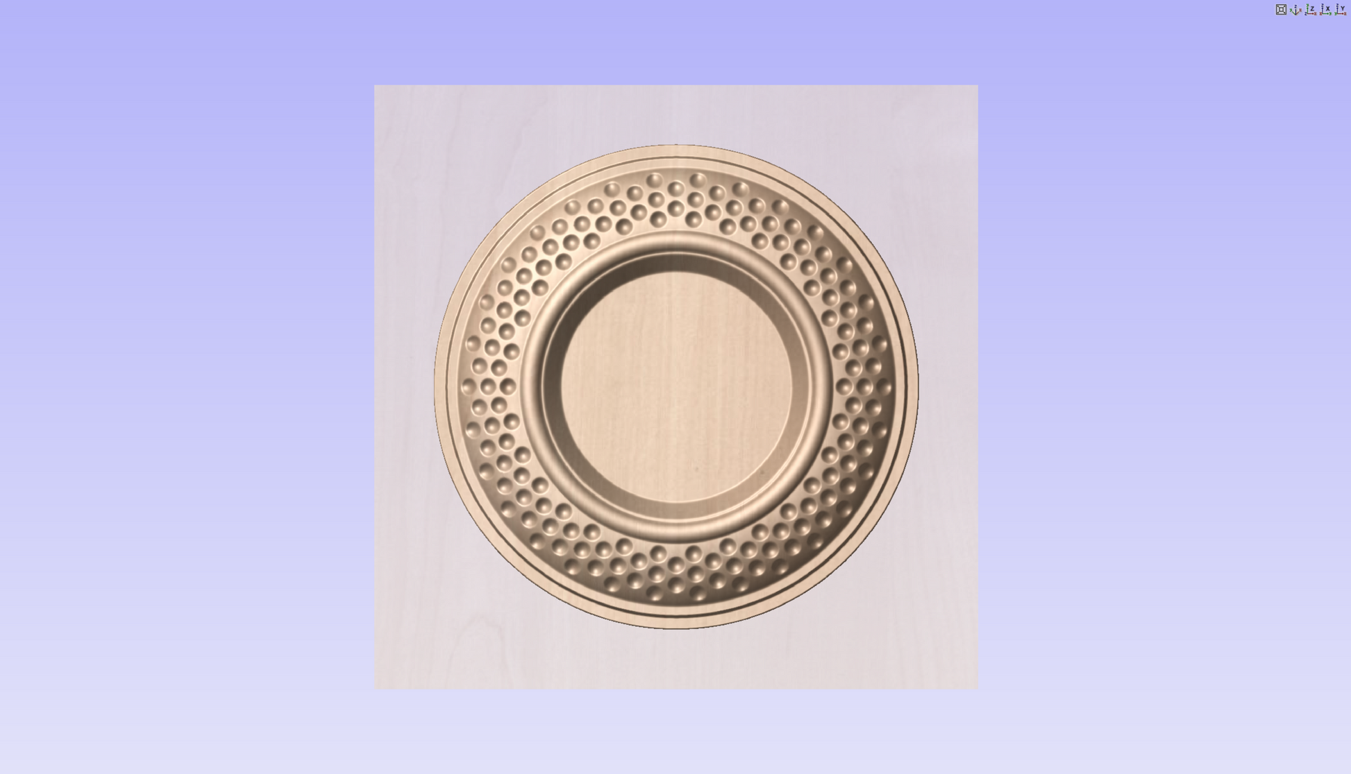 CNC File I Sporting Clay 3D Model 4.25" x 1.00" Version 1 I  RathTech Design My Store