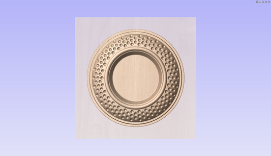 CNC File I Sporting Clay 3D Model 4.25" x 1.00" Version 1 I  RathTech Design My Store