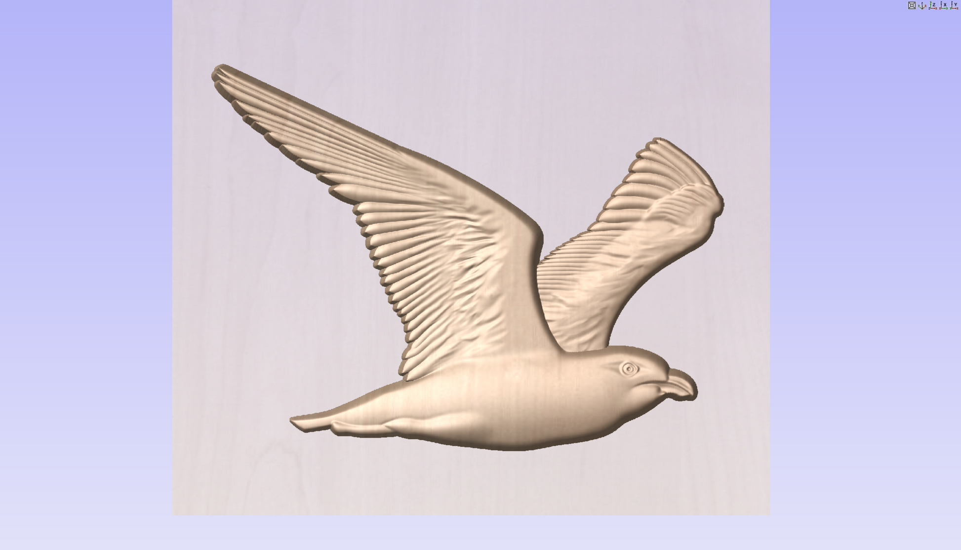 CNC File I Seagull 3D Model I  RathTech Design My Store