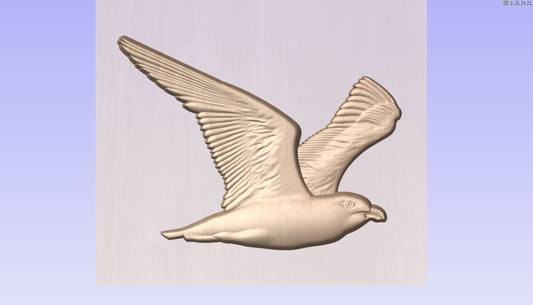 CNC File I Seagull 3D Model I  RathTech Design My Store
