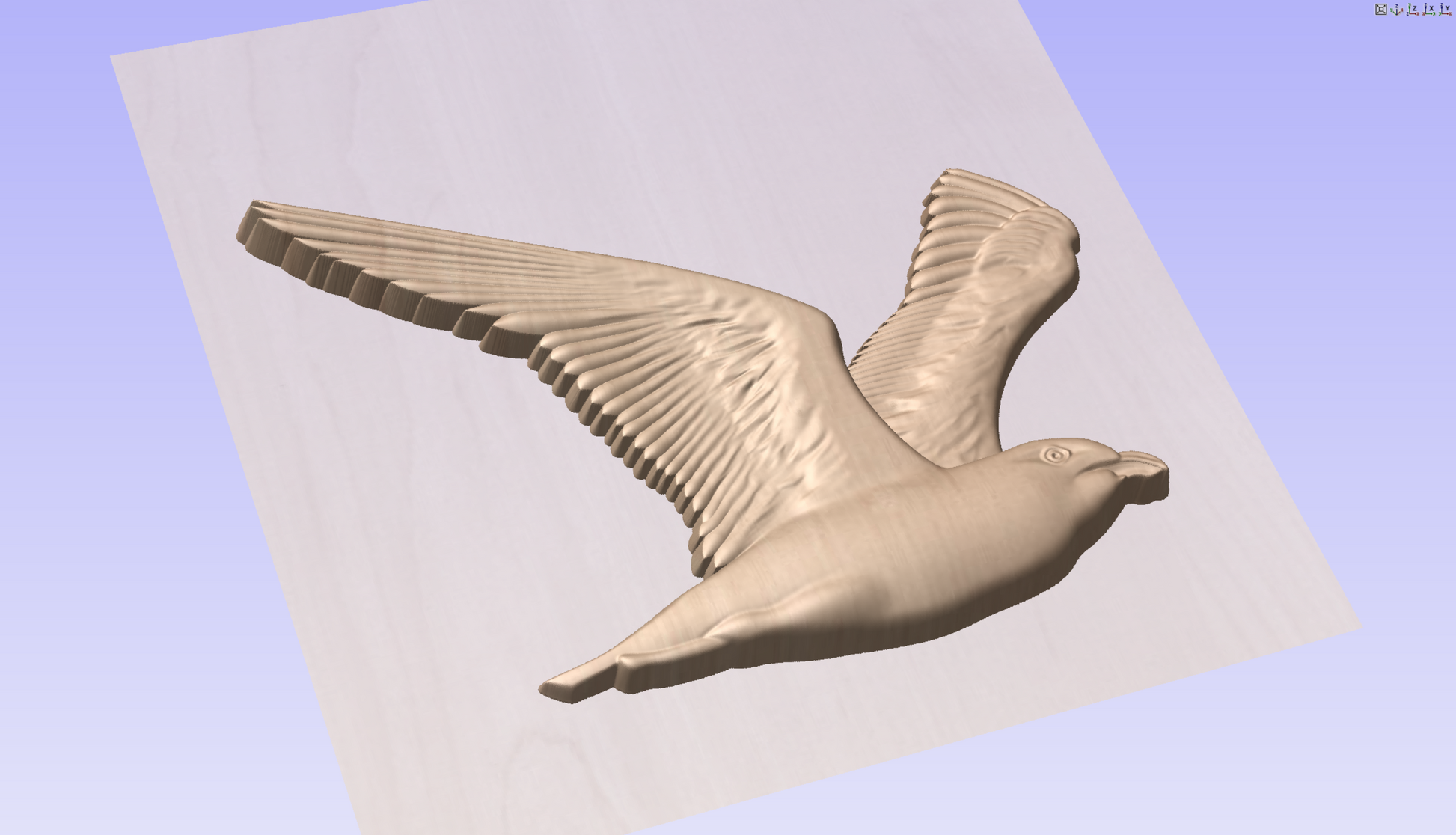 CNC File I Seagull 3D Model I  RathTech Design My Store