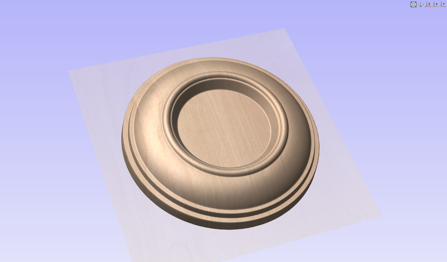 Sporting Clay 3D Model 4.25" x 1.00" Version 2 My Store