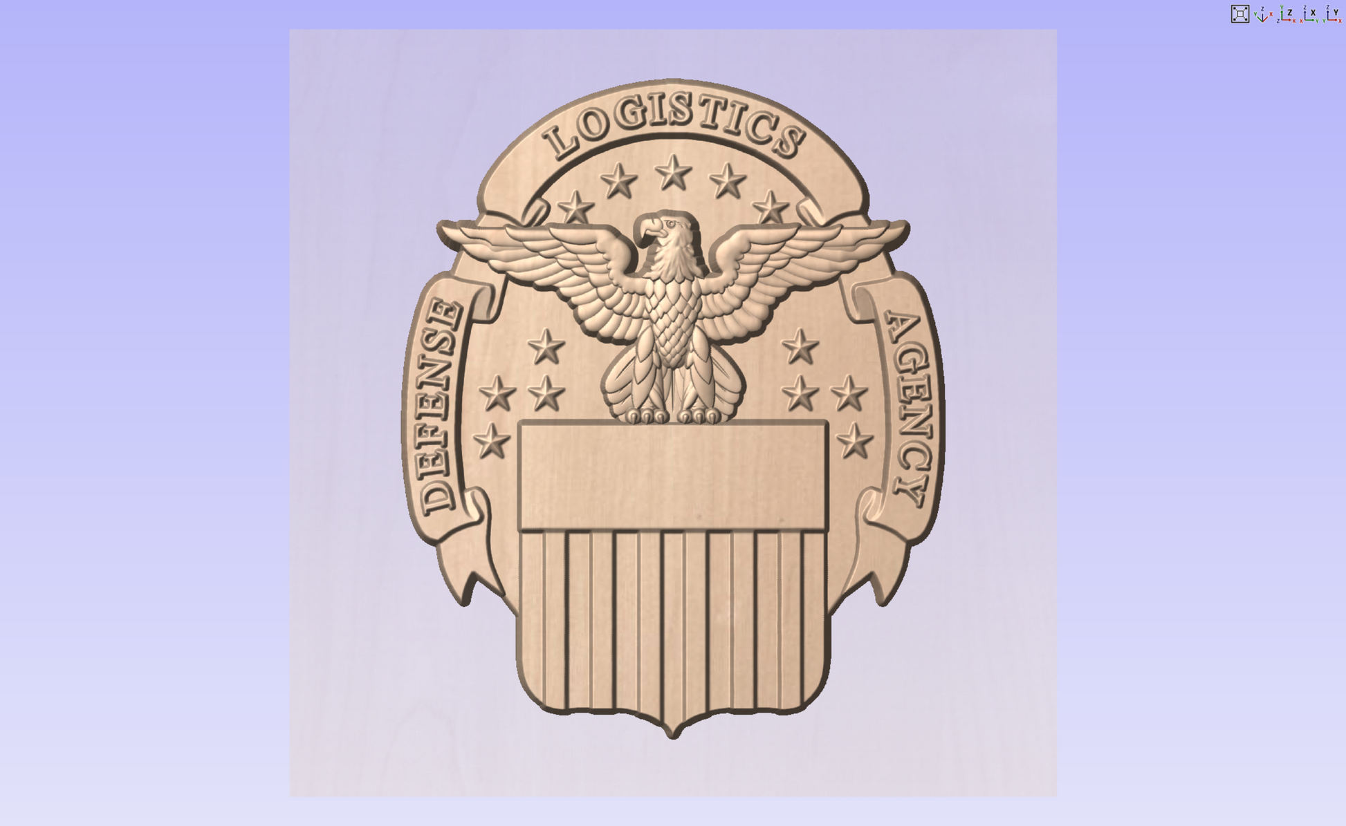 DOD Department of Defense DLA Agency 3D Model My Store