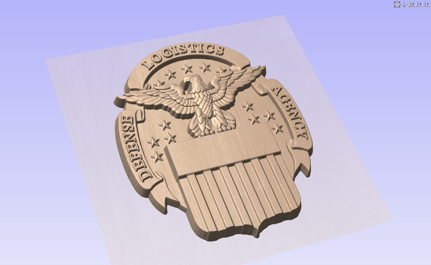 DOD Department of Defense DLA Agency 3D Model My Store