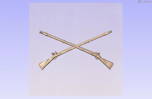 CNC File I  US Army Infantry Insignia 3D Model I RathTech Design My Store