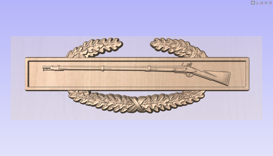 CNC File I US Army Combat Infantry Badge I  RathTech Design My Store