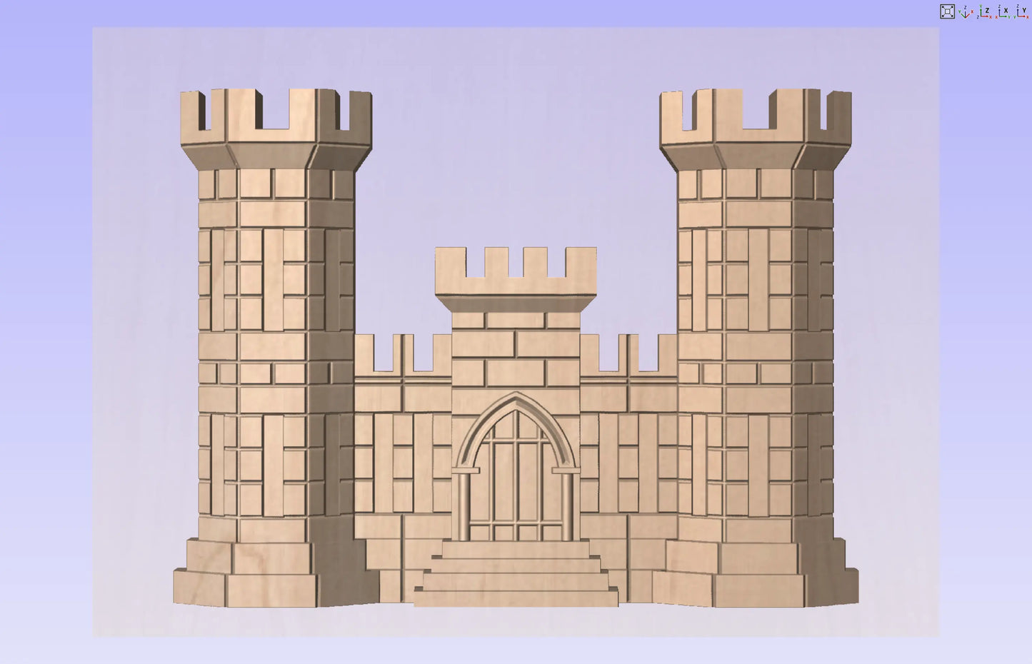 CNC File I  US Army Corp of Engineers Building 3D Model I RathTech Design My Store