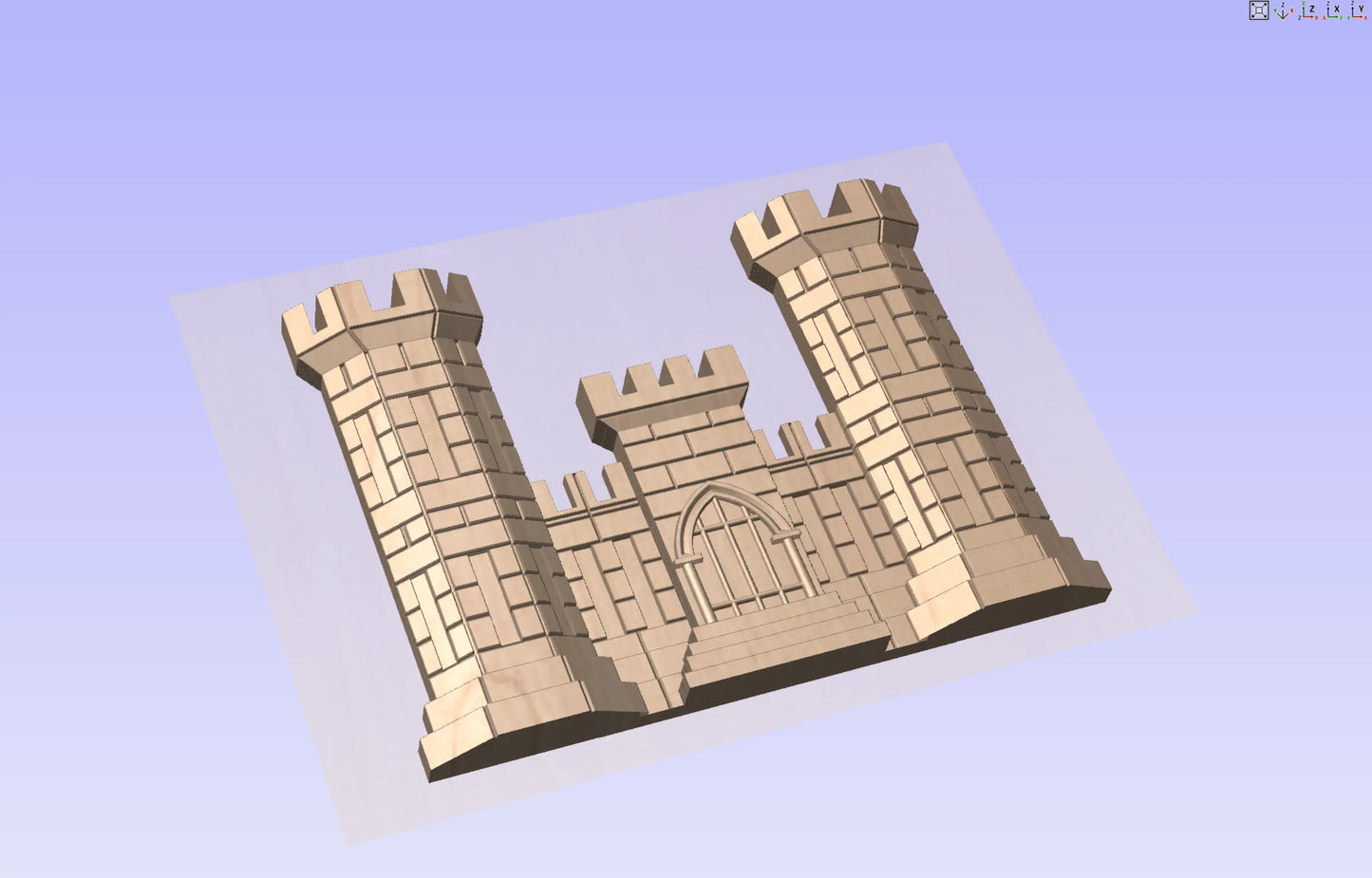 CNC File I  US Army Corp of Engineers Building 3D Model I RathTech Design My Store