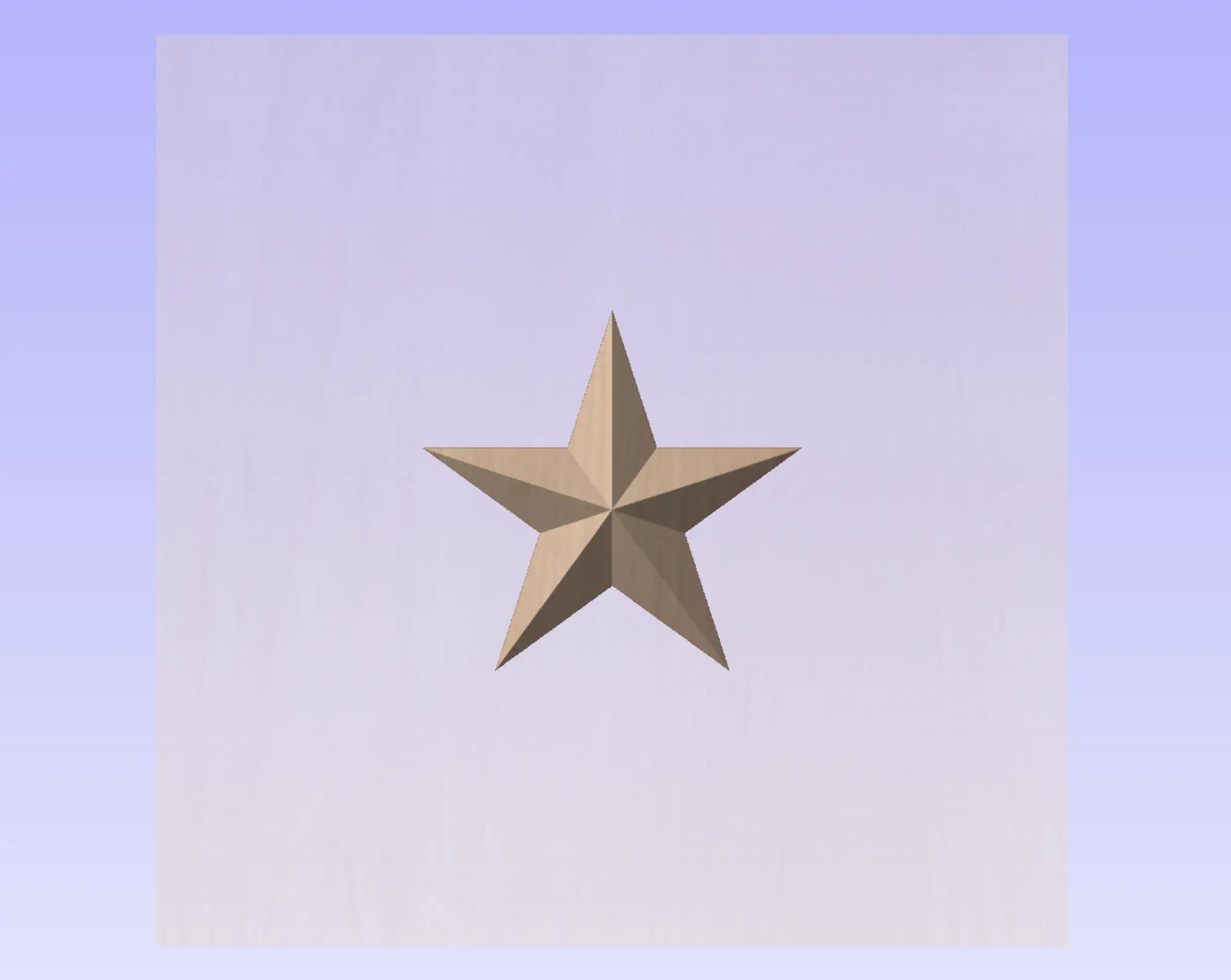 CNC File I 5 Point Star 3D Model I  RathTech Design My Store