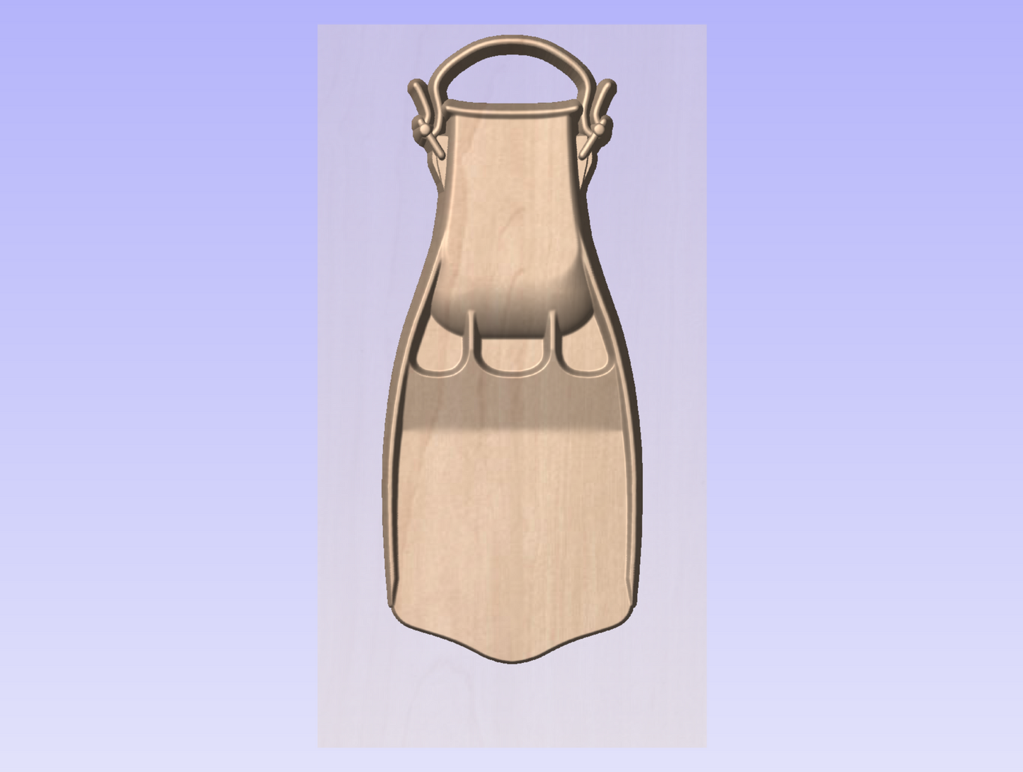 US Navy Diver Fin 3D Version 3 Model My Store