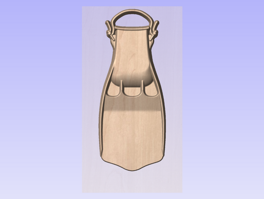 US Navy Diver Fin 3D Version 3 Model My Store