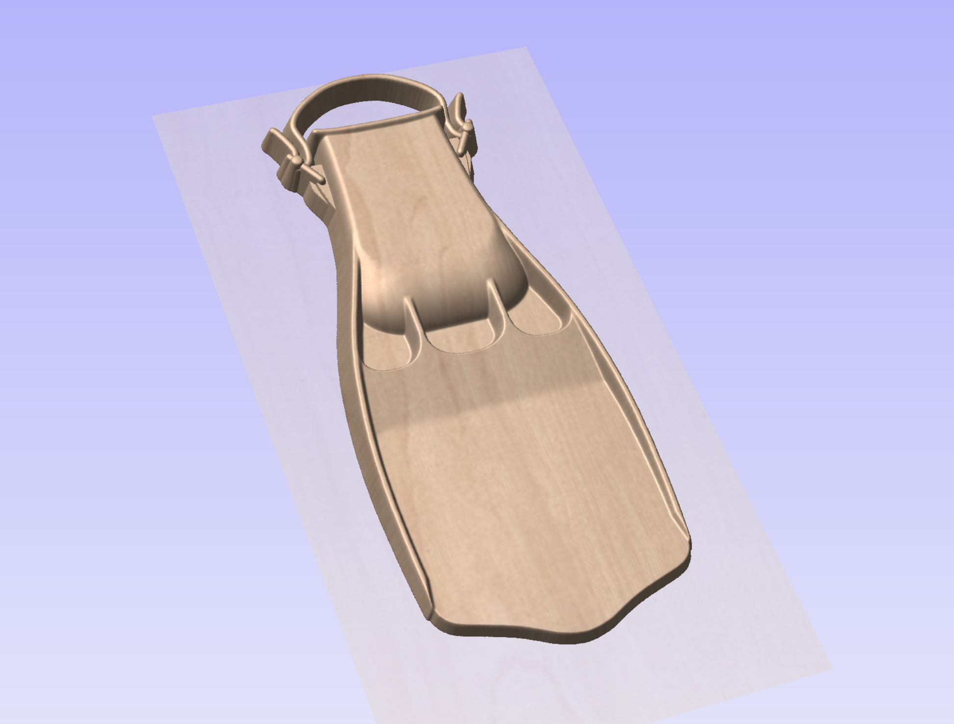 US Navy Diver Fin 3D Version 3 Model My Store