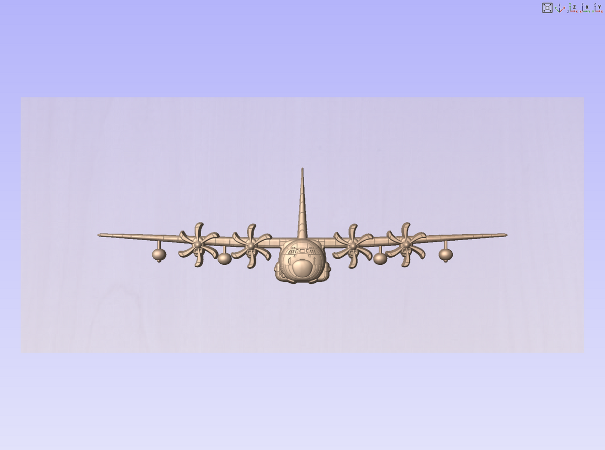 Kc Cnc File CNC File I KC-130J 3D Model I RathTech Design - My Store