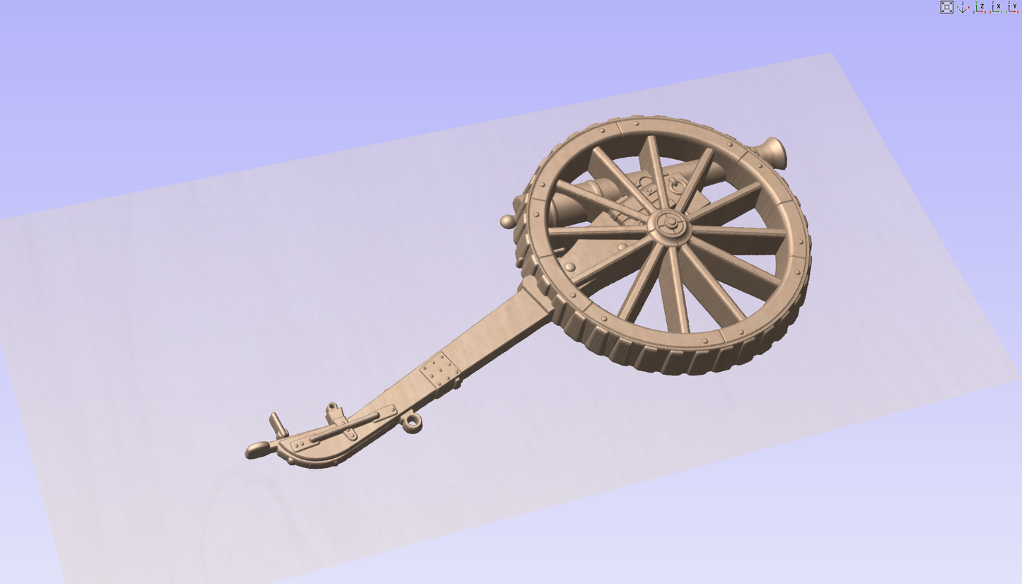 CNC File I 6 Pounder Cannon 3D model I  RathTech Design My Store