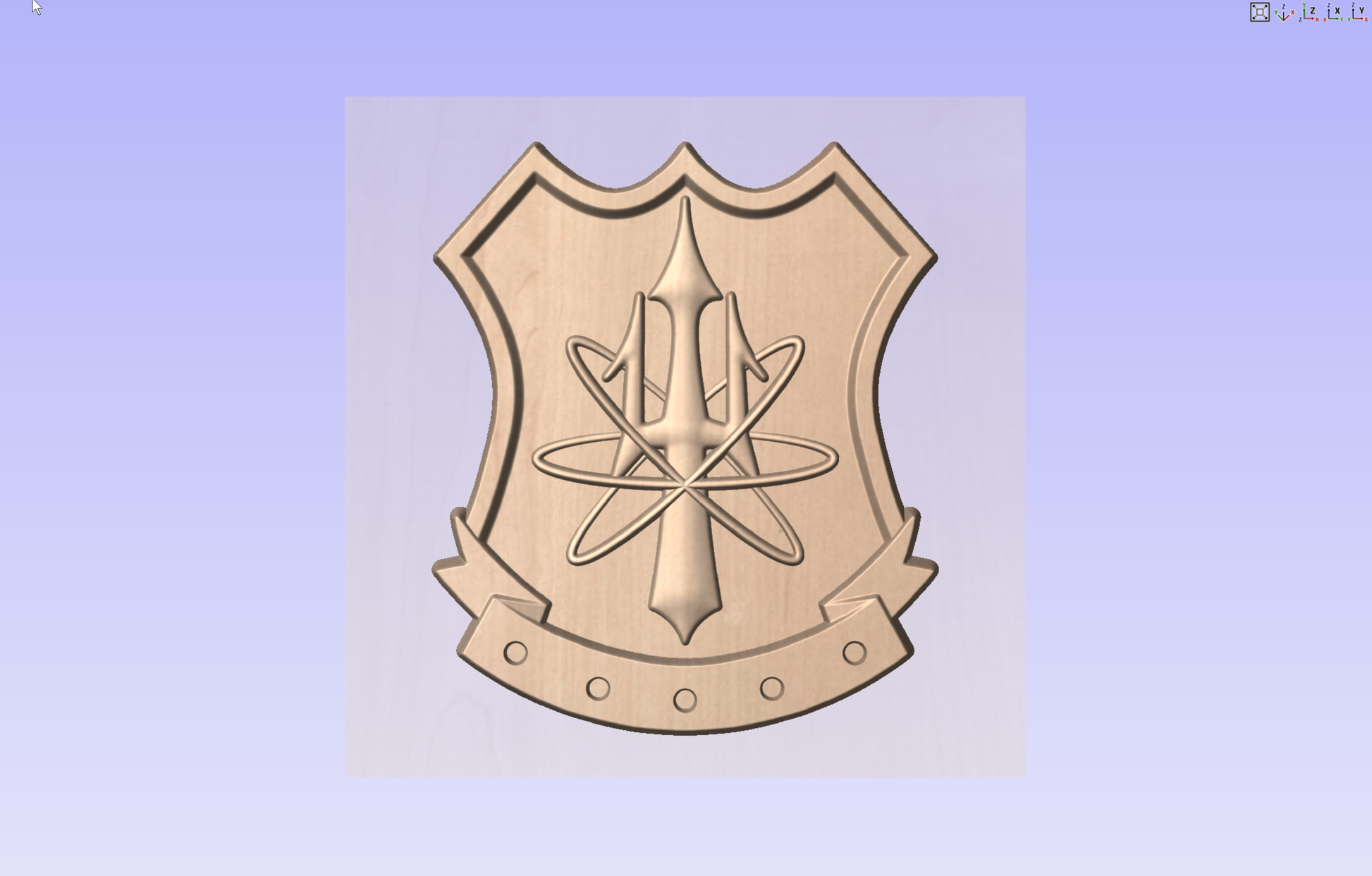 US Navy Nuclear Weapons Security Badge 3D Model My Store
