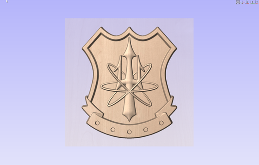US Navy Nuclear Weapons Security Badge 3D Model My Store