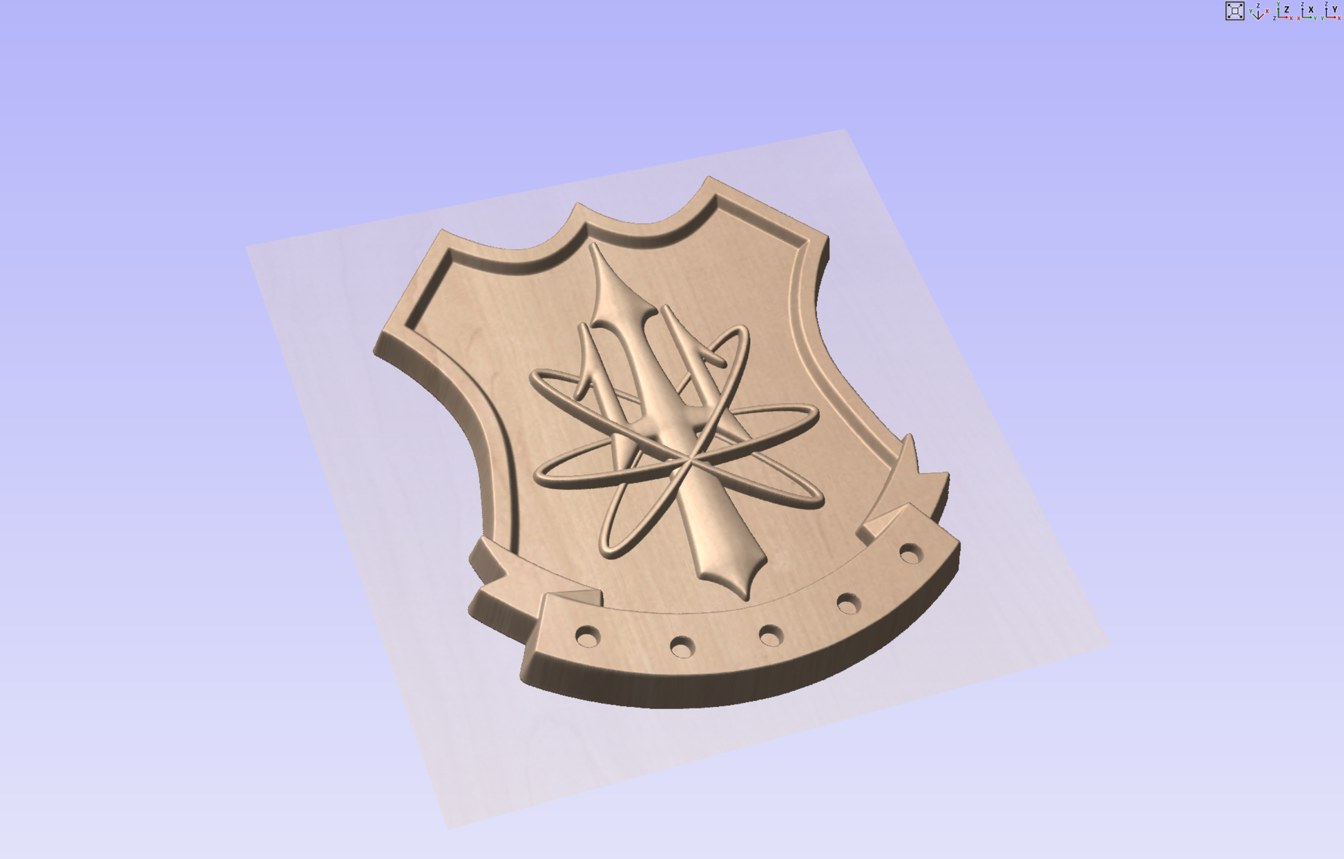 US Navy Nuclear Weapons Security Badge 3D Model My Store
