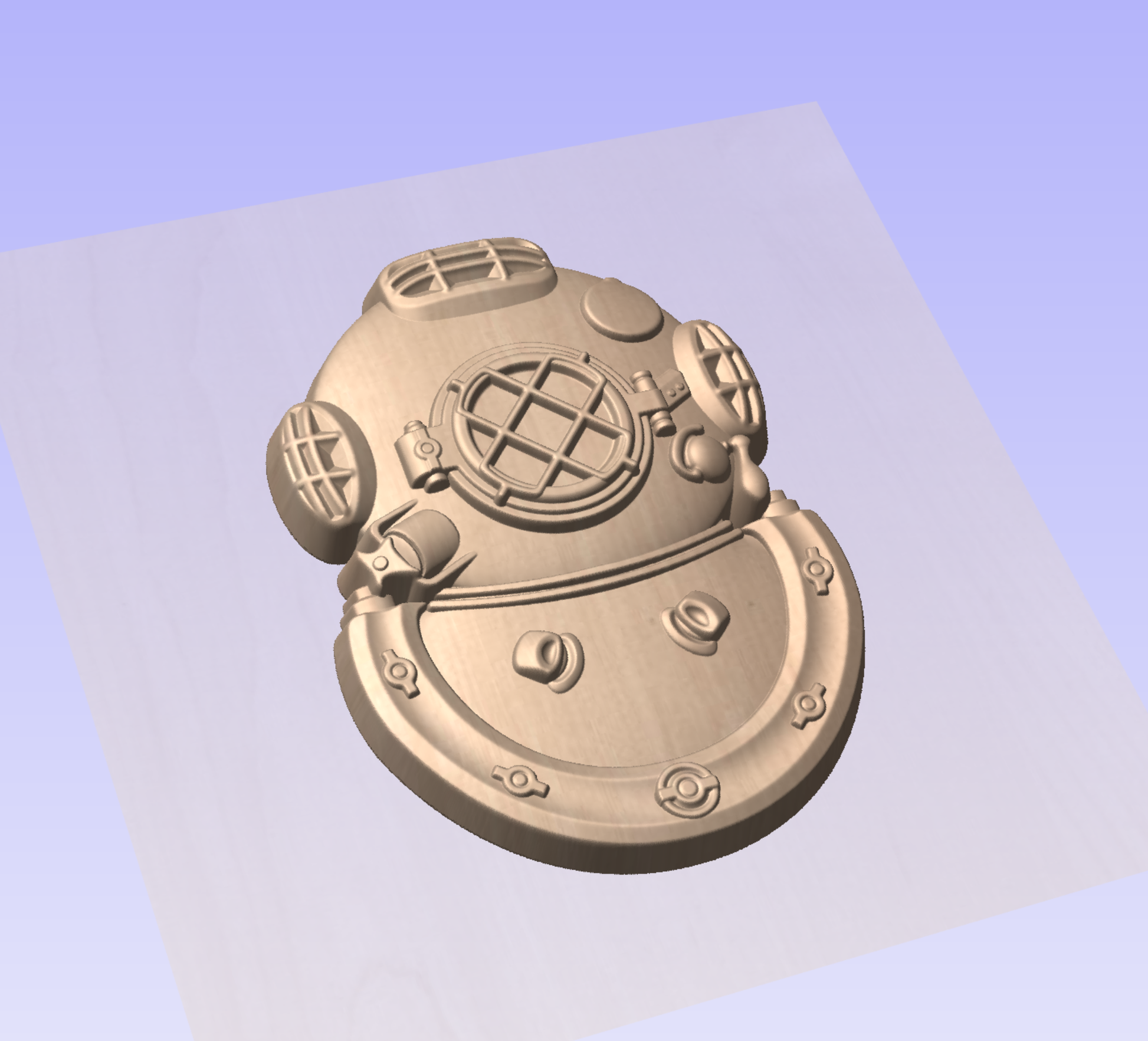 US Navy 2nd Class Diver Badge 3D Model My Store