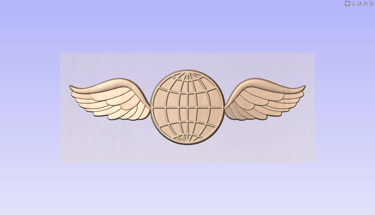 CNC File I  US Navy Aviation Electrician's Mate Rating 3D Model I  RathTech Design My Store