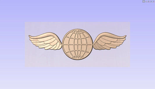 CNC File I  US Navy Aviation Electrician's Mate Rating 3D Model I  RathTech Design My Store