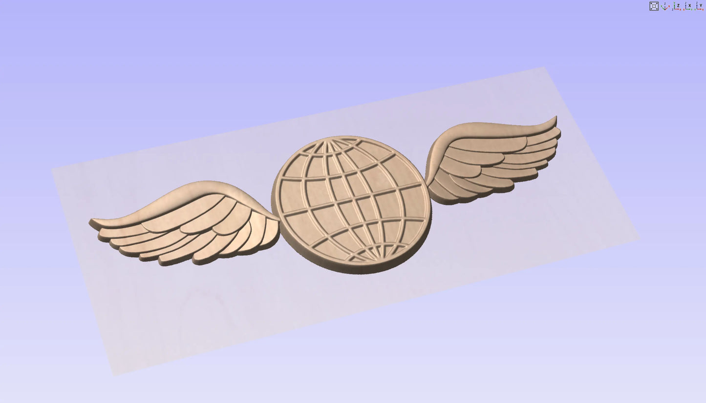 CNC File I  US Navy Aviation Electrician's Mate Rating 3D Model I  RathTech Design My Store