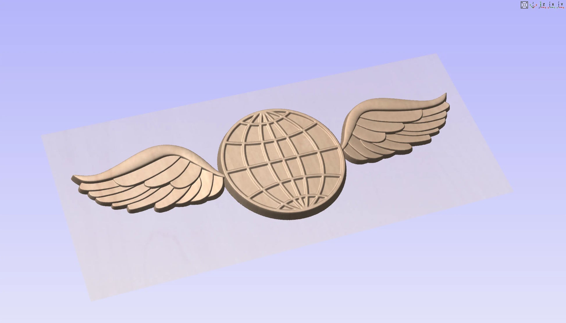 CNC File I  US Navy Aviation Electrician's Mate Rating 3D Model I  RathTech Design My Store