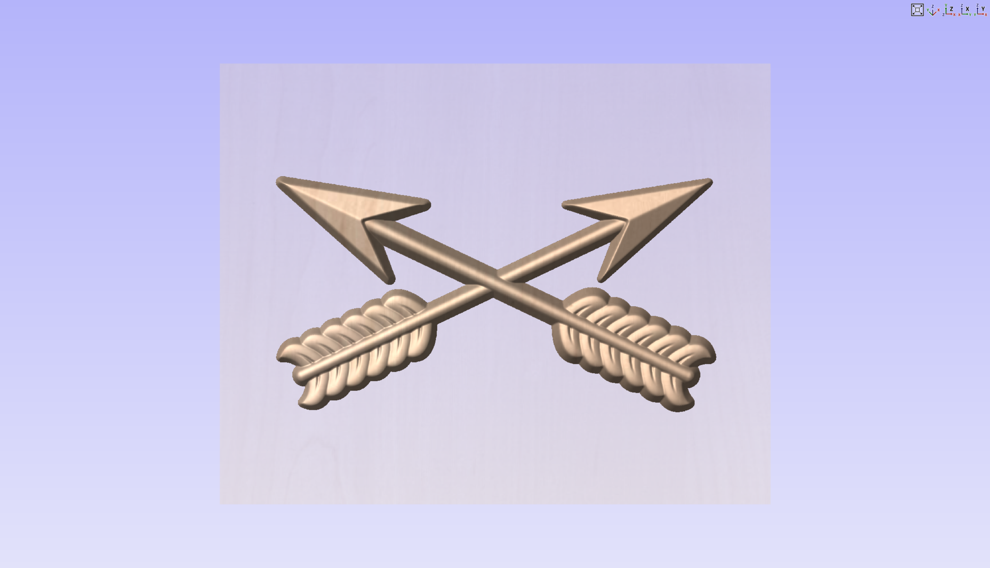 CNC File I  US Army Special Forces Collar Branch Insignia 3D Model I  RathTech Design My Store