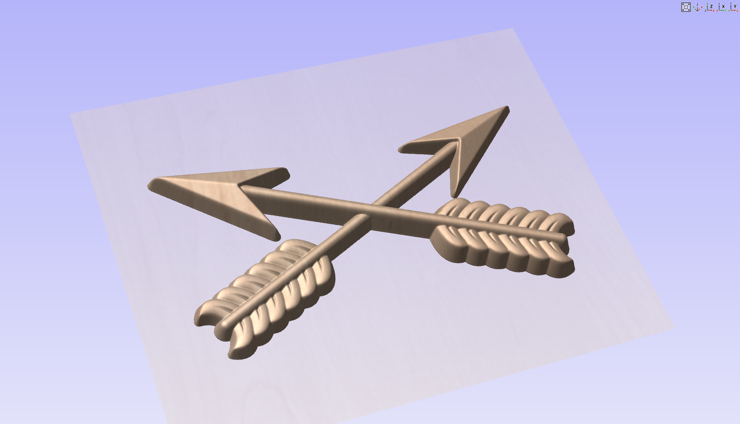 CNC File I  US Army Special Forces Collar Branch Insignia 3D Model I  RathTech Design My Store