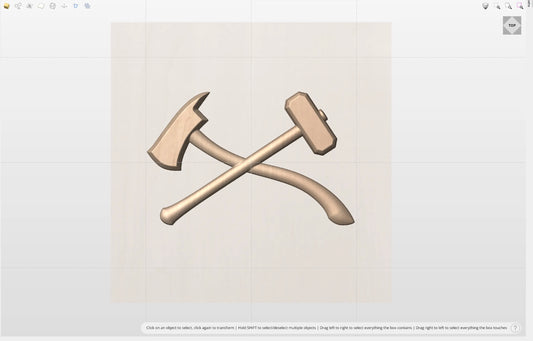 CNC File I  US Navy  Damage Controlman Rating 3D Model I  RathTech Design My Store