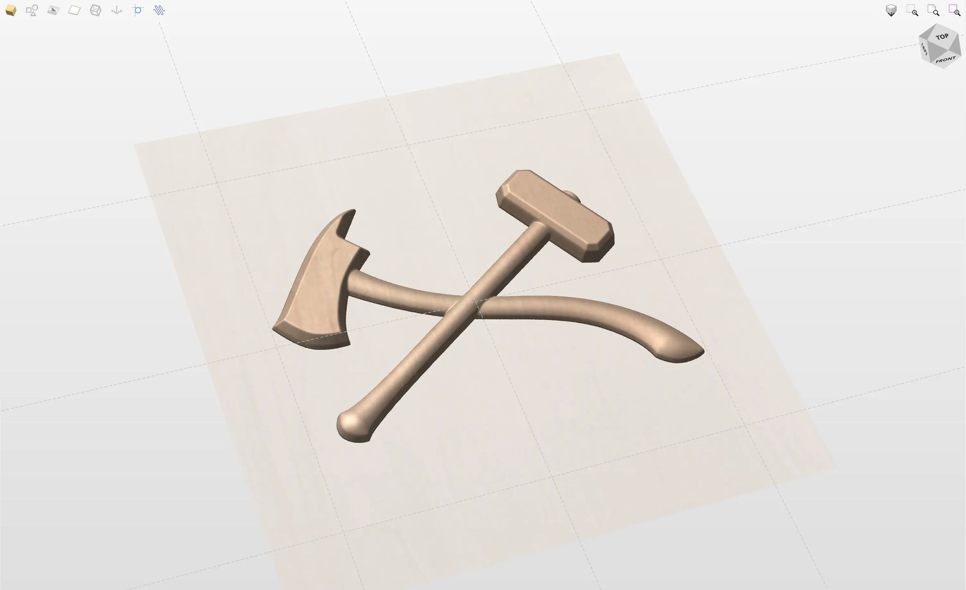 CNC File I  US Navy  Damage Controlman Rating 3D Model I  RathTech Design My Store