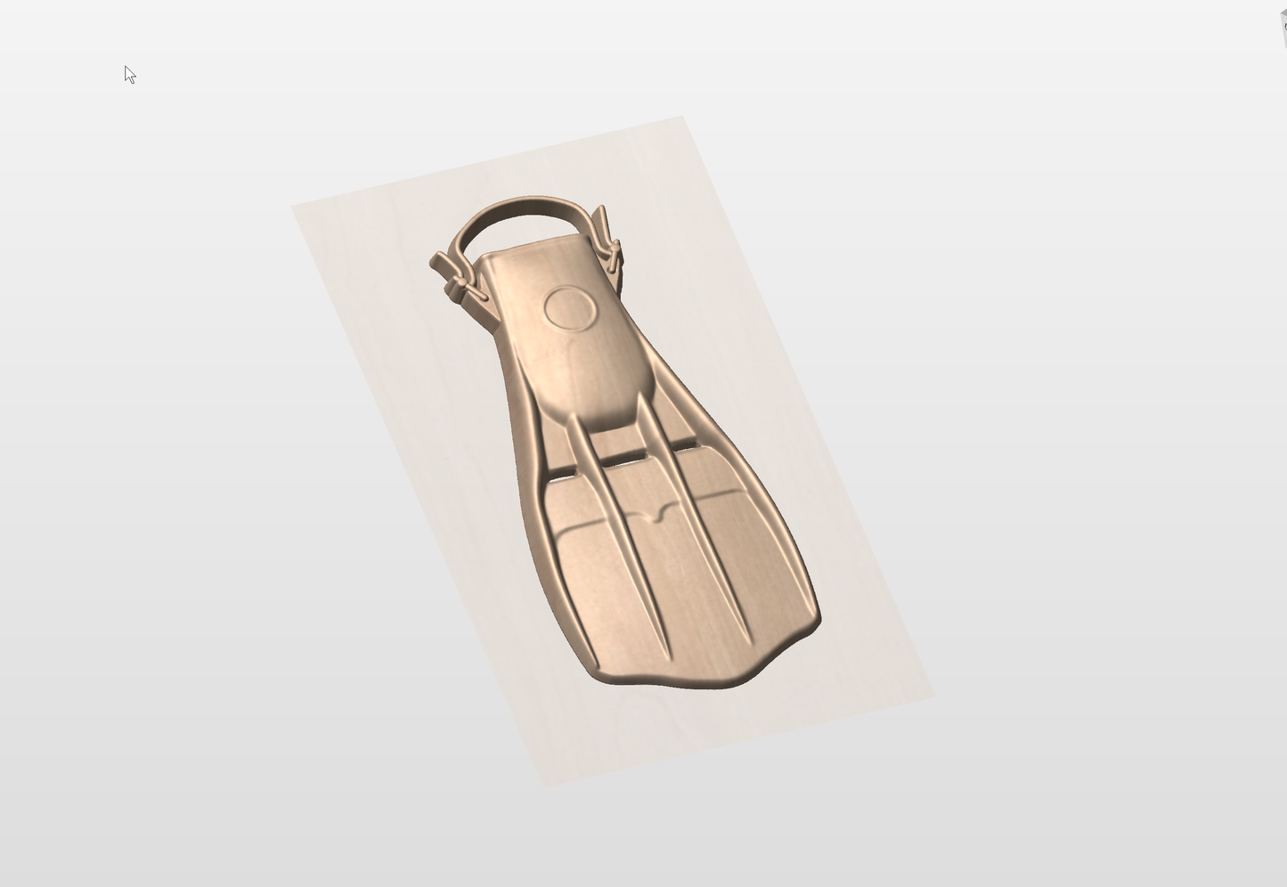 CNC File I US Navy Diver Fin 3D Model Version 2 I  RathTech Design My Store
