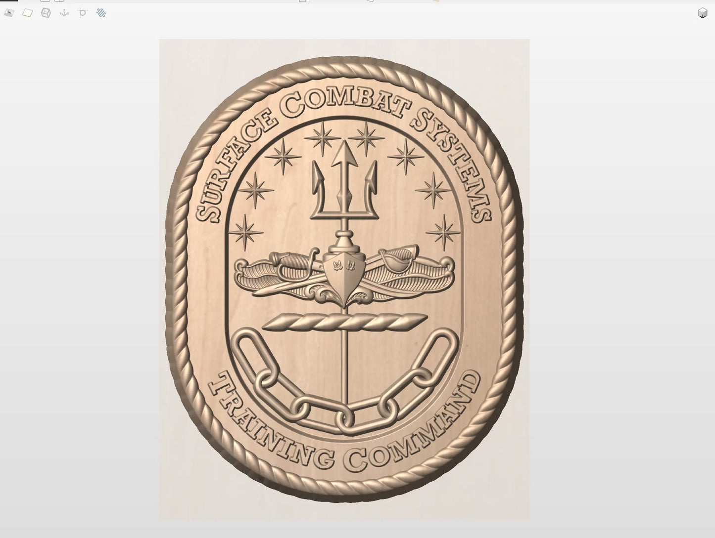CNC File I US NAVY Surface Combat Systems Training Command 3D Model I RathTech Design My Store