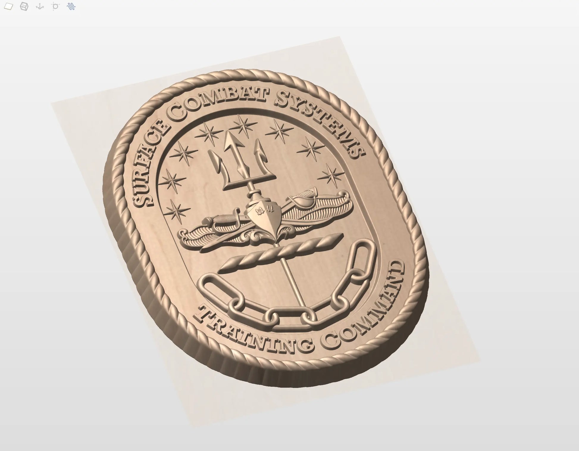 CNC File I US NAVY Surface Combat Systems Training Command 3D Model I RathTech Design My Store