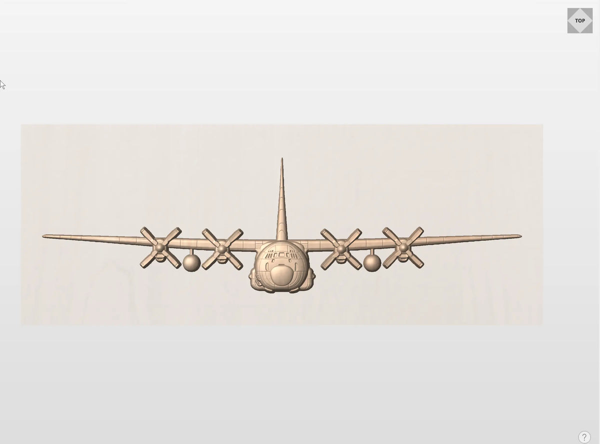 Kc Cnc File CNC File I KC-130J 3D Model I RathTech Design - My Store