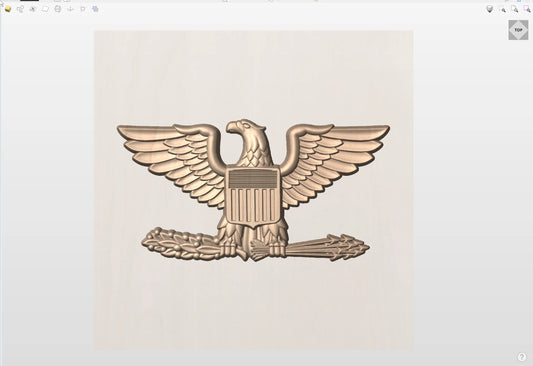 CNC File I  US Navy Captain 3D Model I  RathTech Design My Store